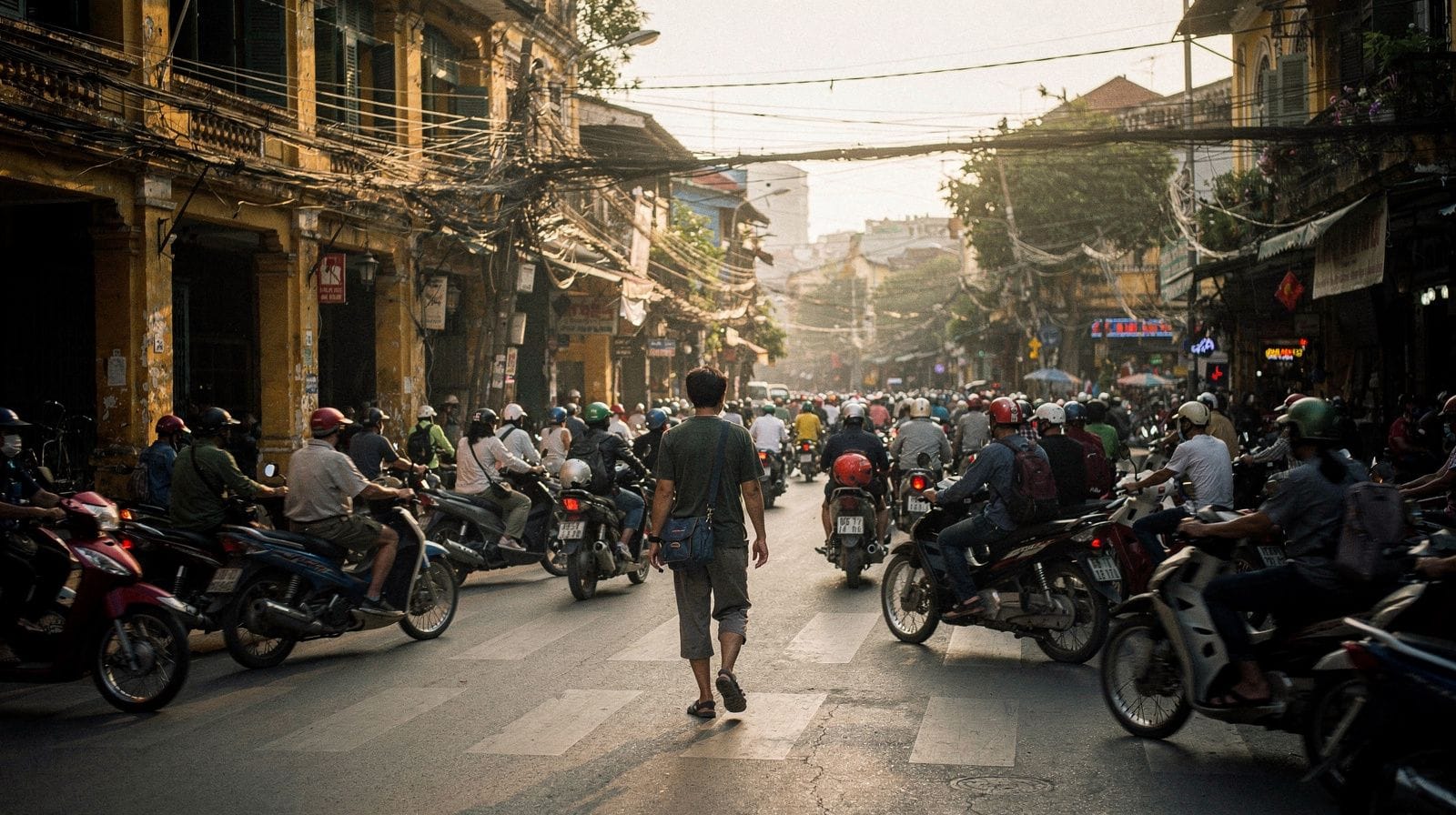 How to Cross the Street in Hanoi (Without Panicking)
