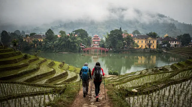 Trekking hiking